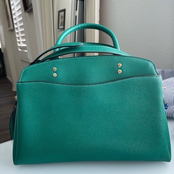 Coach Green Lillie Carryall with Purse Chain - Picture 4 of 8